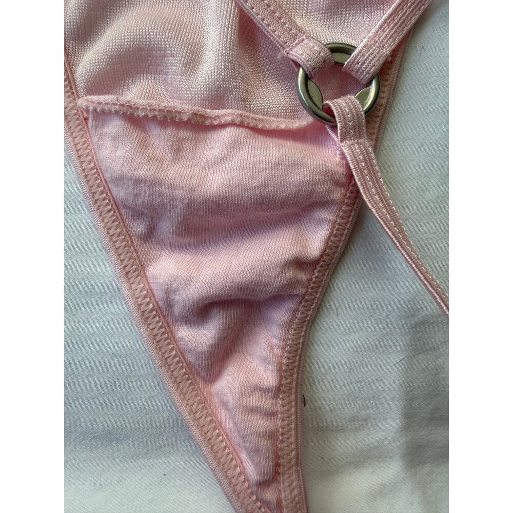 Vintage Victoria’s Secret Pink Ring G-String 1990s Second Skin L - Picture 3 of 4
